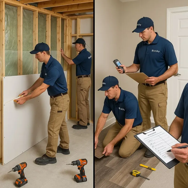 Repairs and Reconstruction process in Sandia Heights, NM